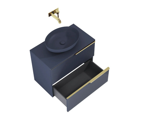 Dulap de lavoar cu lavoar și baterie de perete