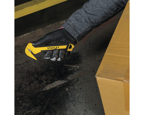 Cuțit de siguranță cu logo Stanley pentru deschiderea cutiilor de carton