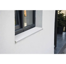 Glaf Bravo aluminiu exterior alb 16,5 cm (lungime configurabilă)