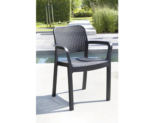 Scaun de grădină cu brațe