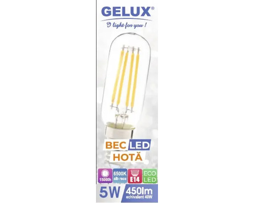 Bec LED Gelux, 5 wați, soclu E14