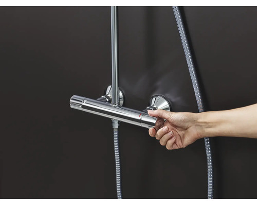 Termostat de duș cu mână, pentru reglarea temperaturii