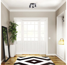 Plafonieră cu spoturi Andreas GU10 max. 3x4,5W, negru