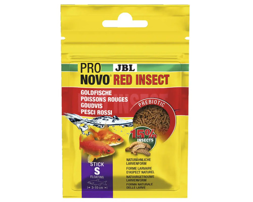 Hrană pești acvariu JBL ProNovo Red Insect Stick S 20 ml