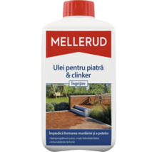 Ulei pentru piatră și clincher Mellerud într-o sticlă