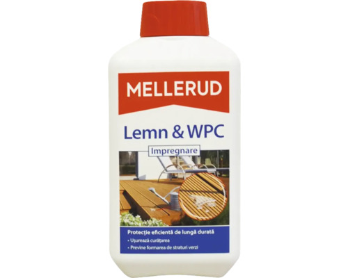Soluție curățat lemn, WPC și BPC Mellerud 500ml Mellerud impregnant pentru lemn și WPC