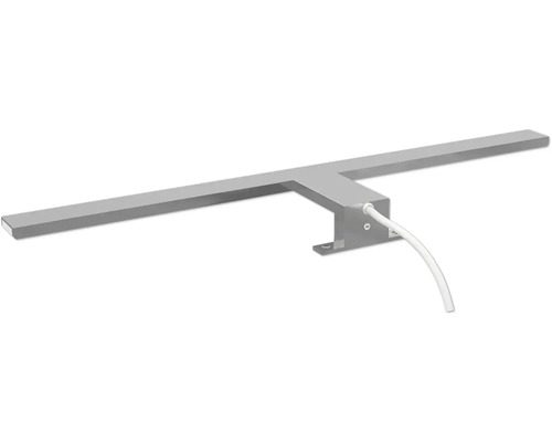 Lumină oglindă cu LED argintie cu cablu