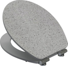 Scaun de toaletă din duroplast cu aspect de piatră