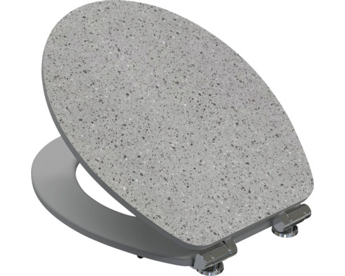 Scaun de toaletă din duroplast cu aspect de piatră