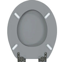 Scaun WC din plastic cu balamale din oțel inoxidabil