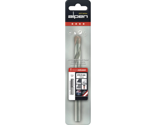 Burghiu gresie, faianță și marmură Alpen Ø4 mm | HORNBACH