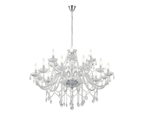 Candelabru cu cristale și mai multe lumini