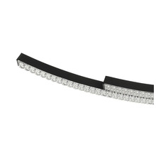Lumină LED curbată cu elemente de cristal