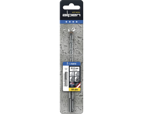 Burghiu beton SDS-max Alpen Ø20x600 mm | HORNBACH