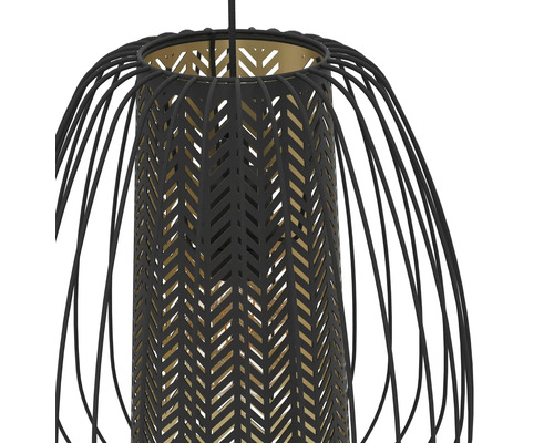 Lumină suspendată cu model geometric și brațe decorative