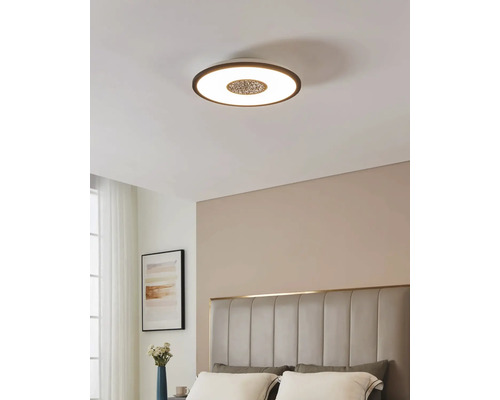 Lumină de tavan în dormitor cu design rotund