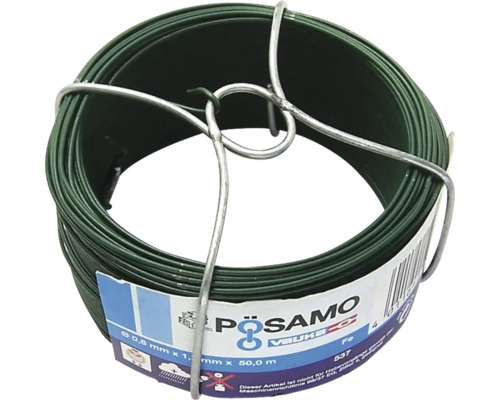 Sârmă de grădină, 0,8 mm x 50 m, pentru fixare și legare în grădină