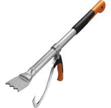 Colector de crengi și frunze cu mâner telescopic