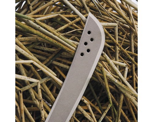 Cap de macetă în fața ierbii uscate