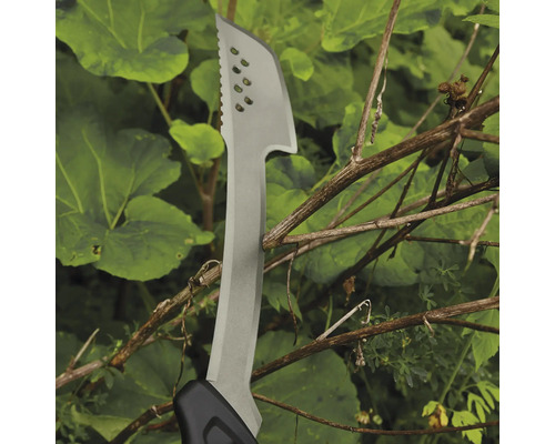 Macetă cu lamă zimțată pentru tăiat vegetație