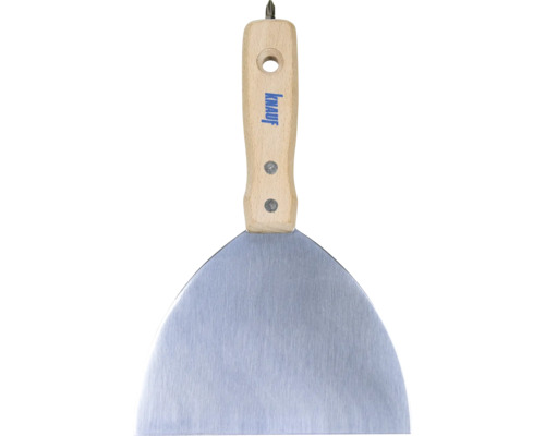 Șpaclu Knauf cu mâner din lemn și lamă metalică