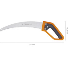 Fierăstrău manual Fiskars SW37 pentru tăierea crengilor și ramurilor