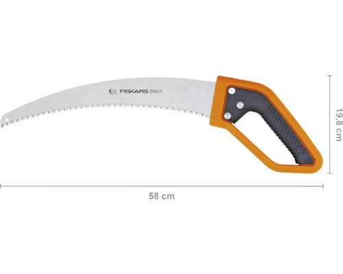 Fierăstrău manual Fiskars SW37 pentru tăierea crengilor și ramurilor