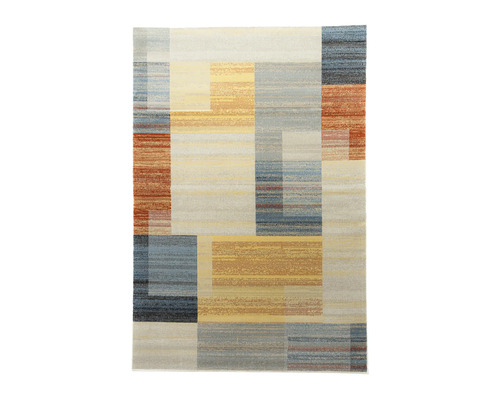 Covor modern Delta 1139 model geometric portocaliu/albastru 200x300 cm Covor cu model geometric abstract