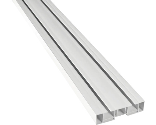 Șină perdea PVC SN 2 canale, albă, 150 cm, include accesorii Șină perdea PVC SN 2 canale, albă, 150 cm, include accesorii