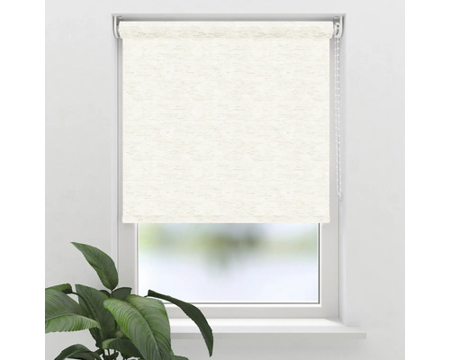 Fereastră cu o rolă opacă albă