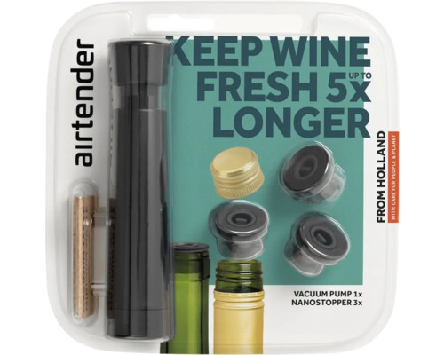 Set vidare pentru sticla de vin AIRTENDER Set vidare pentru sticla de vin AIRTENDER