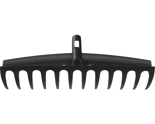 Greblă de frunze neagră din plastic pentru grădină