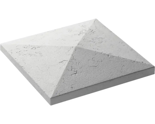 Capac stâlp gard STAR STONE Roma 40x40x5 cm silver