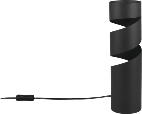 Lampă de masă decorativă în formă de spirală cu întrerupător pe cablu