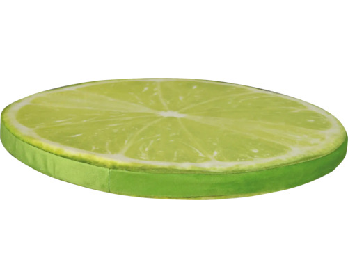 Pernă decorativă în formă de felie de lime