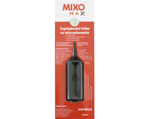 Îngrășământ foliar cu microelemente MIXOMAX 20 ml Îngrășământ foliar Mixomax cu microelemente într-o sticlă de 20 de mililitri