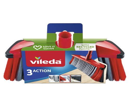 Mătură Vileda 3 Action din plastic reciclat