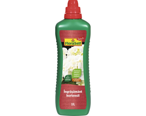 Îngrășământ pentru hortensii FloraSelf Select 1 l Îngrășământ lichid pentru hortensii, 1 litru