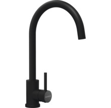 Baterie de bucătărie neagră cu gât înalt de la Schock