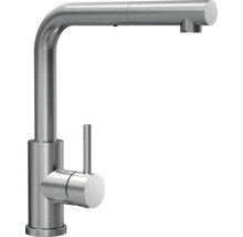 Baterie de bucătărie din metal cu duș extractibil