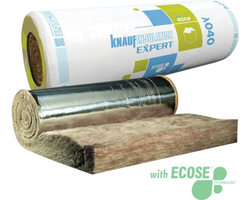Rulou de izolație Knauf Insulation Expert pentru izolație de acoperiș