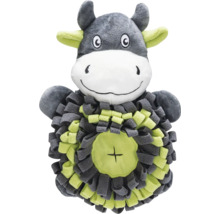 Jucărie de pluș vacă cu joc interactiv de căutare pentru câini