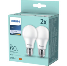Pachet dublu becuri LED Philips cu soclu E27