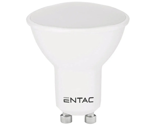 Bec LED spot Entac GU10 6,5W 505 lumeni 220V, lumină caldă