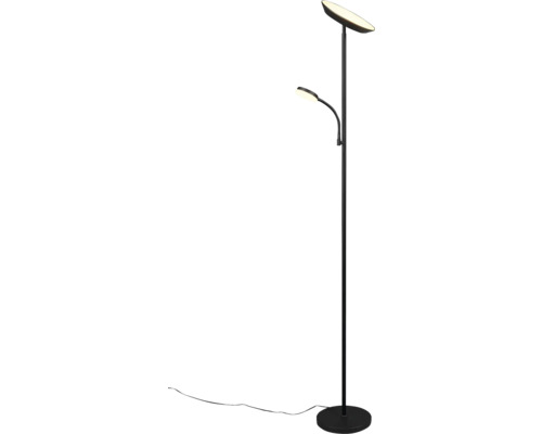 Lampadar Specter 1x18W, 1x15, becuri LED incluse, metal/negru