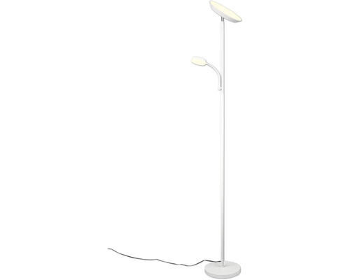 Lampadar Specter 1x18W, 1x15, becuri LED incluse, metal/alb