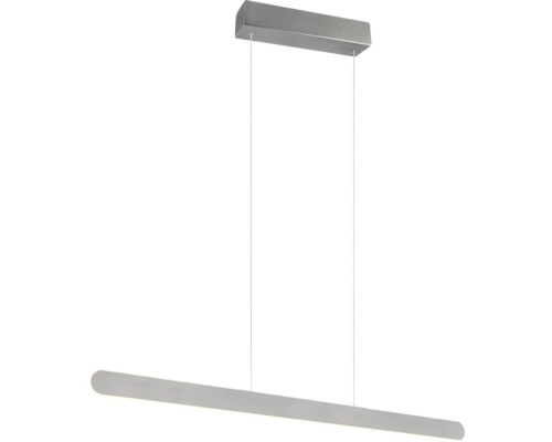 Pendul cu LED integrat Helios 28W 3300 lumeni, aluminiu lucios