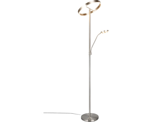 Lampadar Willis 1x39W, 1x15, becuri LED incluse, metal/gri