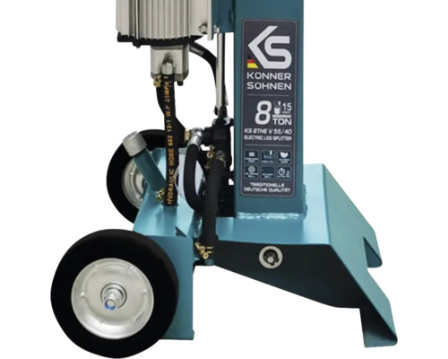 Mașină de despicat lemne Konner Söhnen cu opt tone forță de despicare și roți