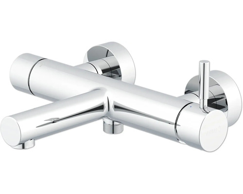 Baterie de baie cu montaj aparent din metal